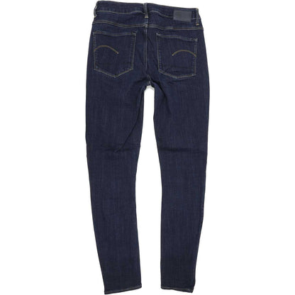 G-Star Women Blue Tapered Slim Stretch Jeans W28 L28
