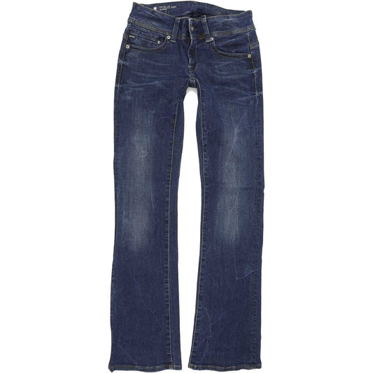 G-Star Midge Saddle Women Blue Bootcut Regular Stretch Jeans W26 L32
