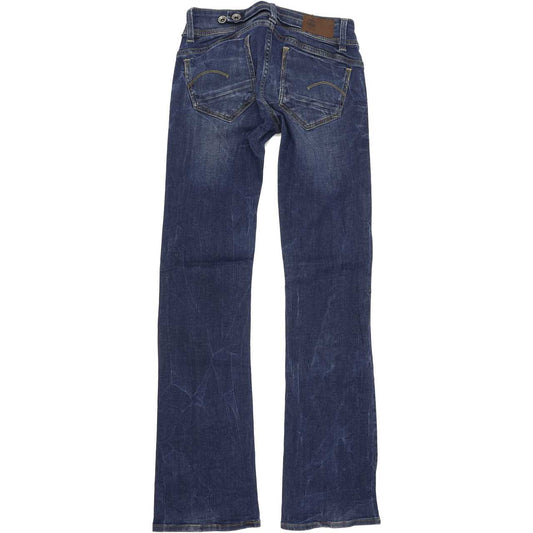 G-Star Midge Saddle Women Blue Bootcut Regular Stretch Jeans W26 L32