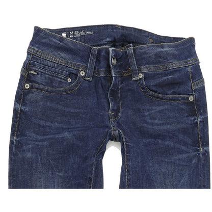 G-Star Midge Saddle Women Blue Bootcut Regular Stretch Jeans W26 L32