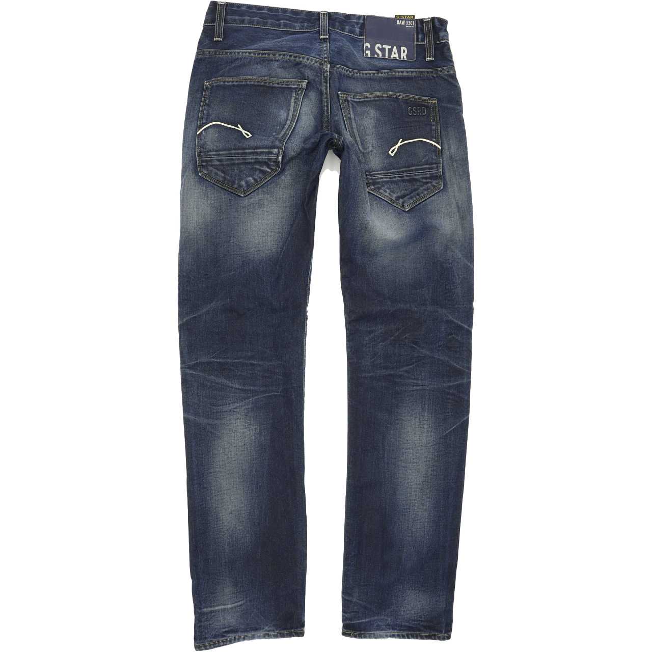 G-Star Morris Men Blue Straight Regular Jeans W28 L32