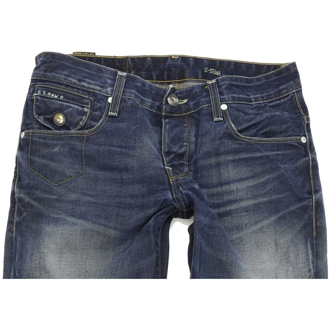 G-Star Morris Men Blue Straight Regular Jeans W28 L32