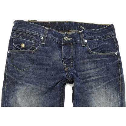 G-Star Morris Men Blue Straight Regular Jeans W28 L32