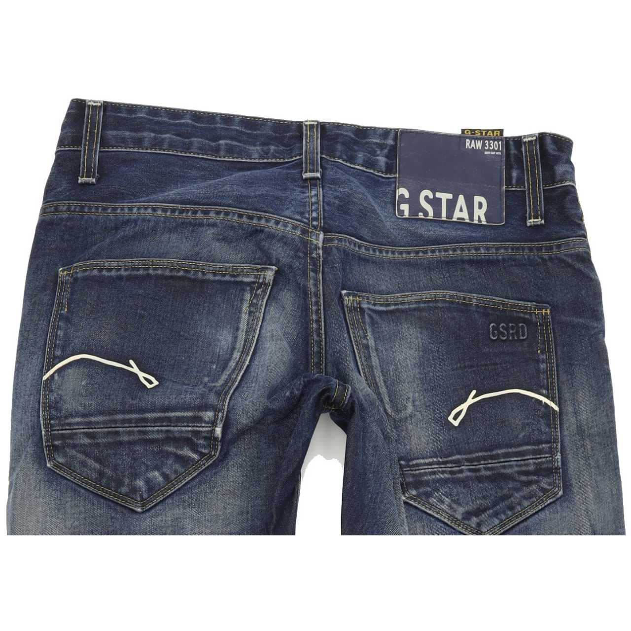 G-Star Morris Men Blue Straight Regular Jeans W28 L32