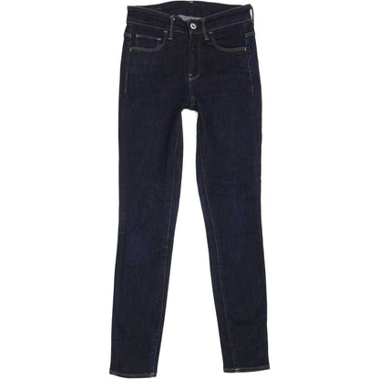 G-Star 3301 Diconst Ultra Women Blue Skinny Regular Stretch Jeans W26 L27
