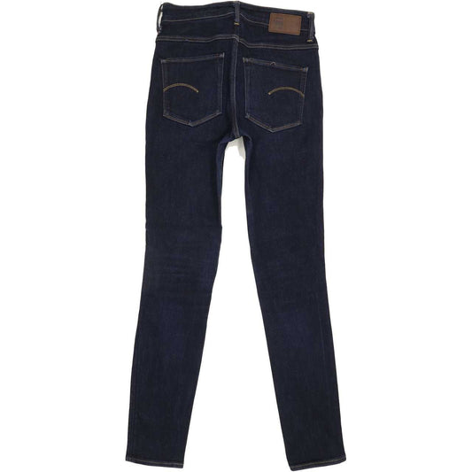 G-Star 3301 Diconst Ultra Women Blue Skinny Regular Stretch Jeans W26 L27