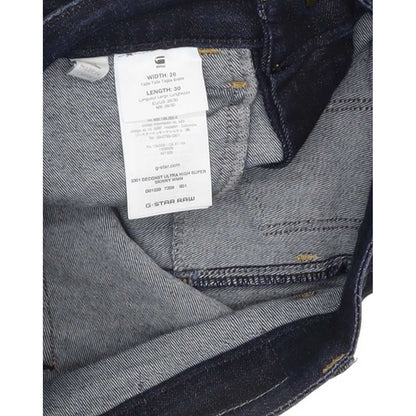G-Star 3301 Diconst Ultra Women Blue Skinny Regular Stretch Jeans W26 L27