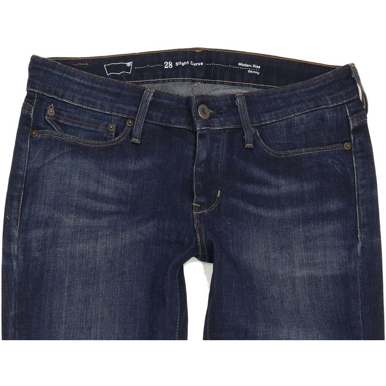 Levi's Slight Curve Women Blue Skinny Slim Stretch Jeans W28 L31