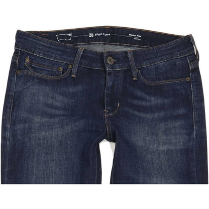 Levi's Slight Curve Women Blue Skinny Slim Stretch Jeans W28 L31