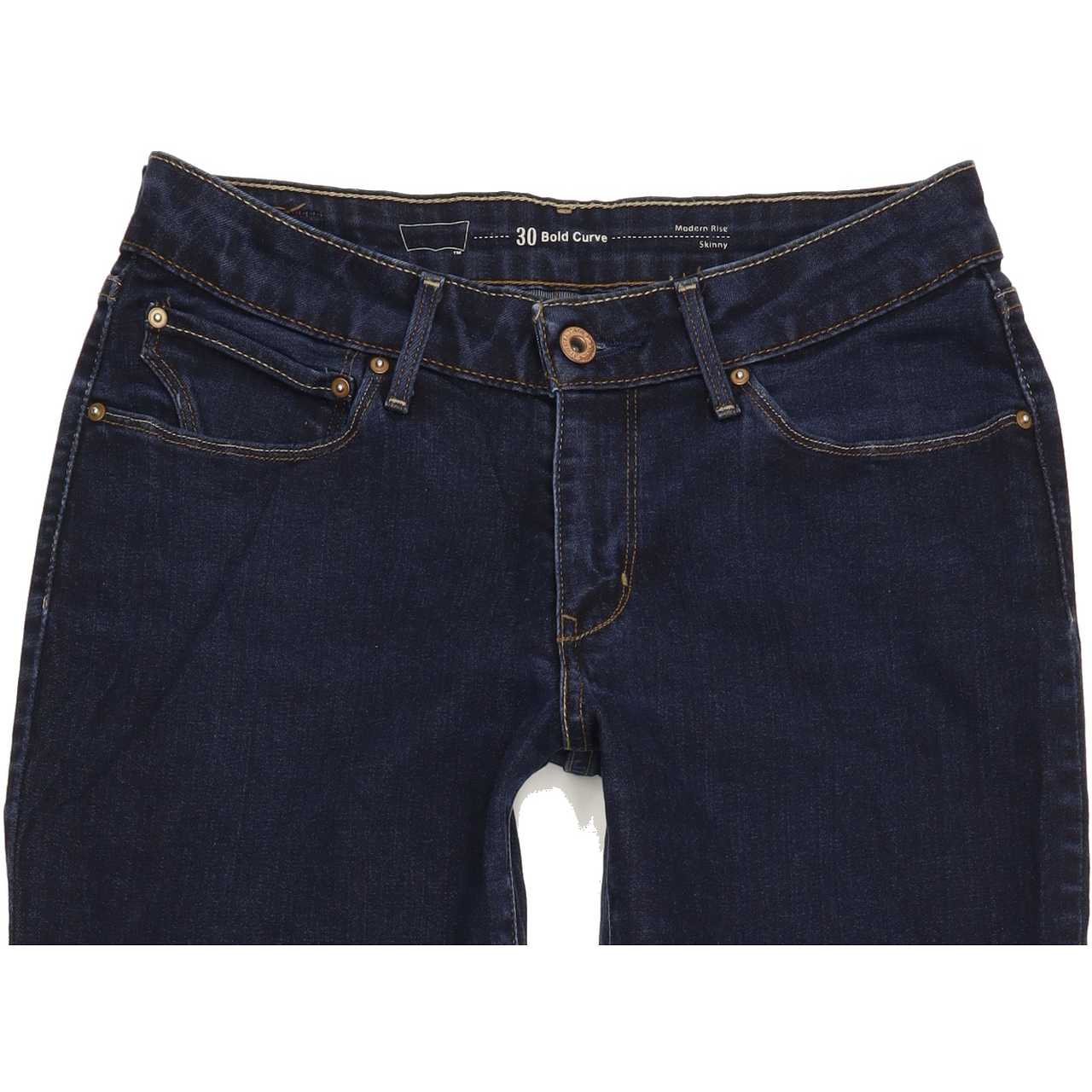 Levi's Bold Curve Women Blue Skinny Slim Stretch Jeans W30 L29