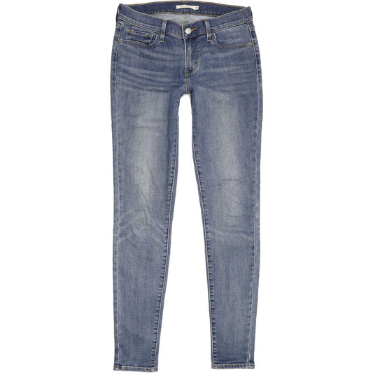 Levi's 710 Super Women Blue Skinny Regular Stretch Jeans W29 L32