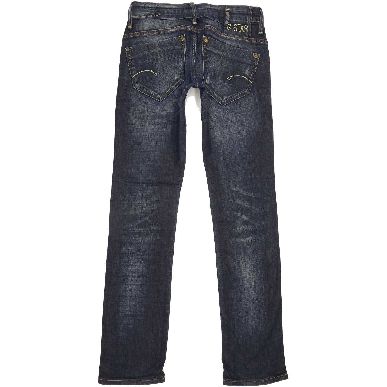 G-Star Midge Women Blue Straight Slim Stretch Jeans W28 L32