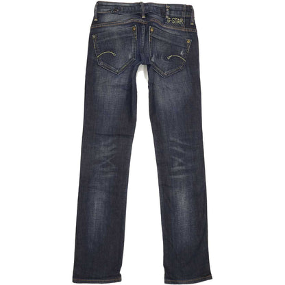 G-Star Midge Women Blue Straight Slim Stretch Jeans W28 L32