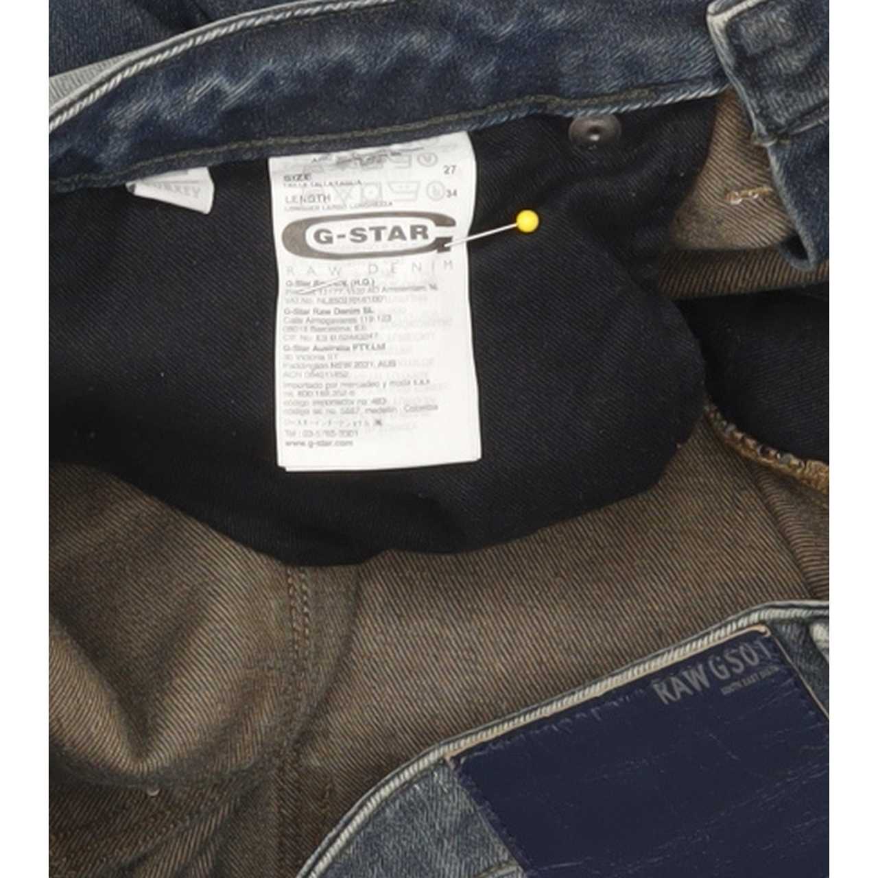 G-Star Arc 3D Women Blue Tapered Relaxed Jeans W27 L33
