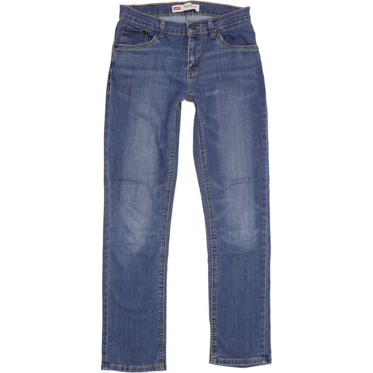 Levi's 511 Men Blue Straight Slim Stretch Jeans W27 L29