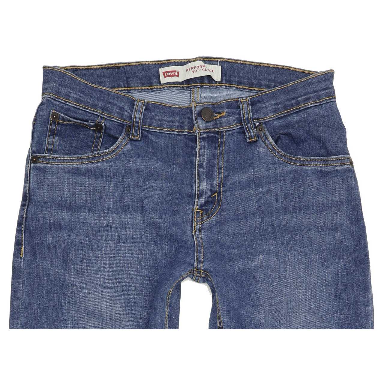 Levi's 511 Men Blue Straight Slim Stretch Jeans W27 L29
