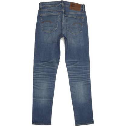 G-Star 3301 Men Blue Straight Slim Stretch Jeans W30 L30