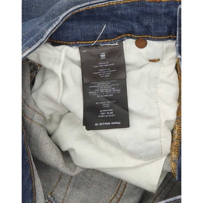 G-Star 3301 Men Blue Straight Slim Stretch Jeans W30 L30