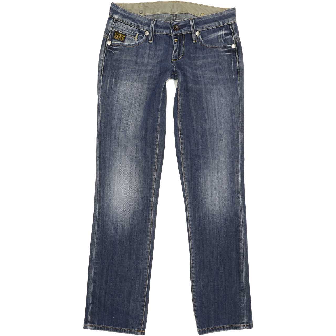 G-Star Midge Women Blue Straight Slim Jeans W28 L31