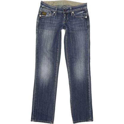 G-Star Midge Women Blue Straight Slim Jeans W28 L31