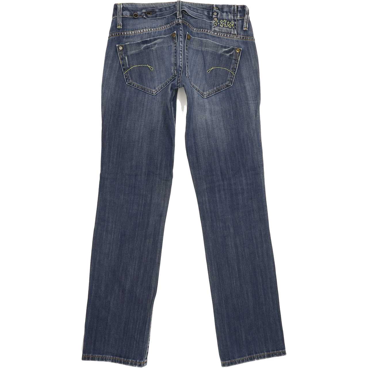 G-Star Midge Women Blue Straight Slim Jeans W28 L31