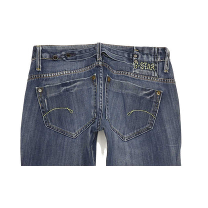 G-Star Midge Women Blue Straight Slim Jeans W28 L31