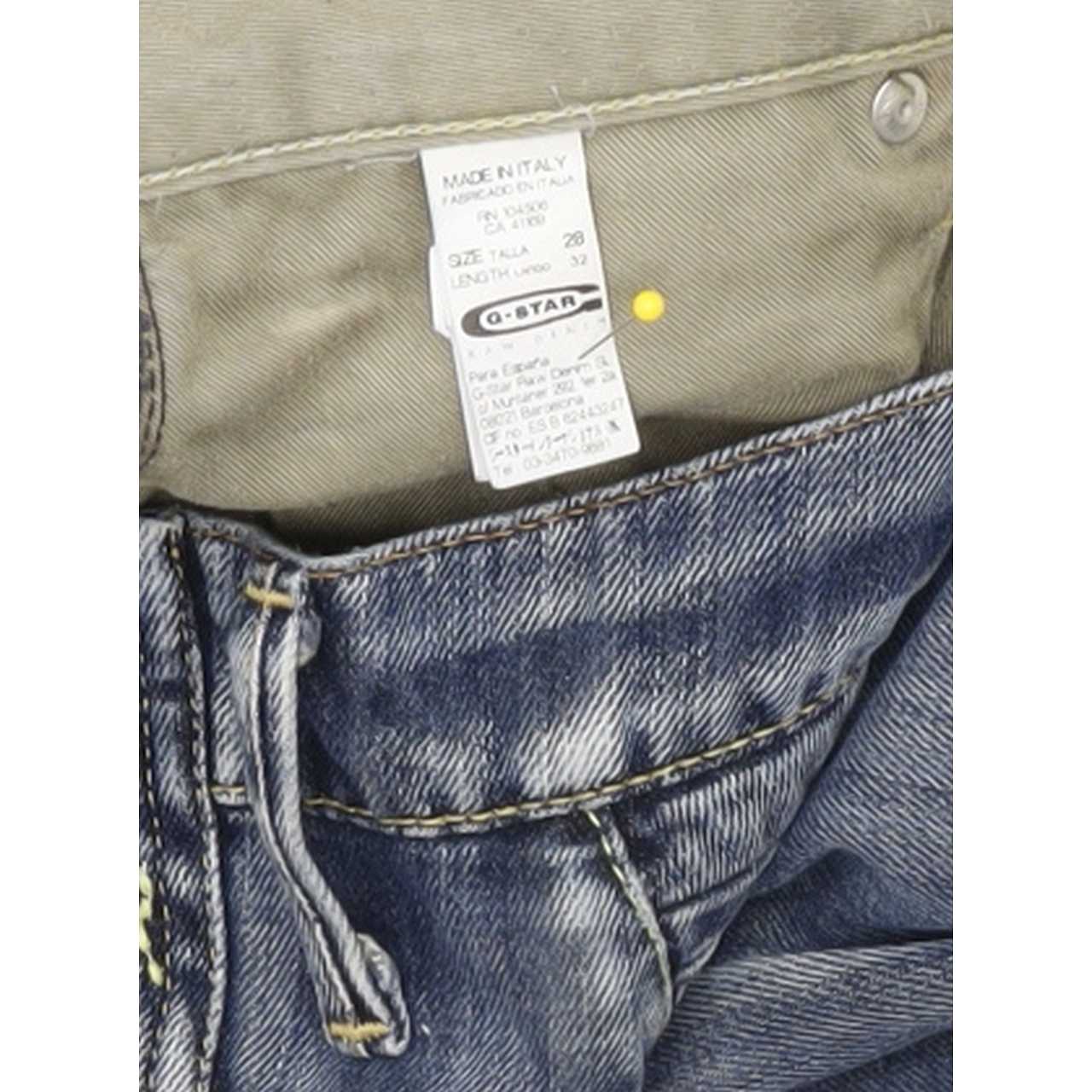 G-Star Midge Women Blue Straight Slim Jeans W28 L31
