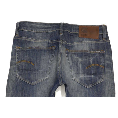 G-Star 3301 Men Blue Straight Slim Stretch Jeans W30 L30