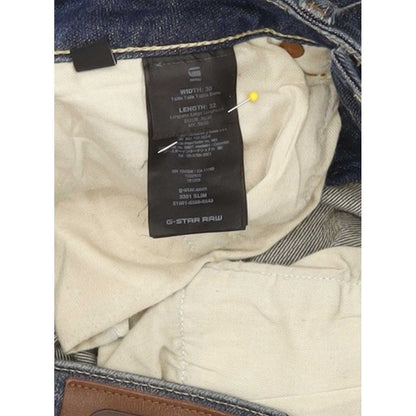 G-Star 3301 Men Blue Straight Slim Stretch Jeans W30 L30
