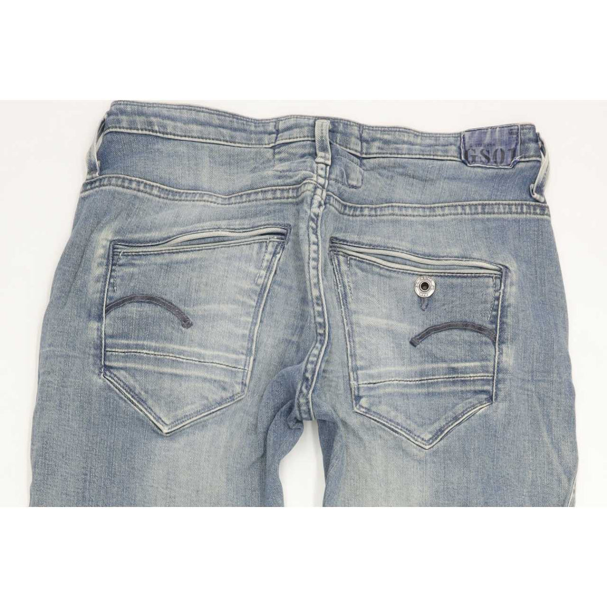 G-Star Women Blue Skinny Slim Stretch Jeans W27 L32