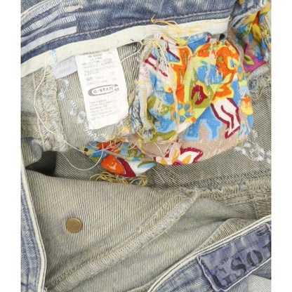 G-Star Women Blue Skinny Slim Stretch Jeans W27 L32