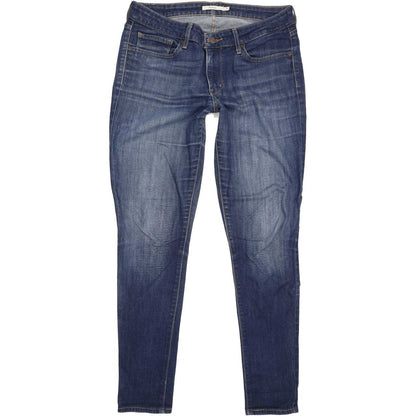 Levi's 711 Women Blue Skinny Regular Stretch Jeans W30 L30
