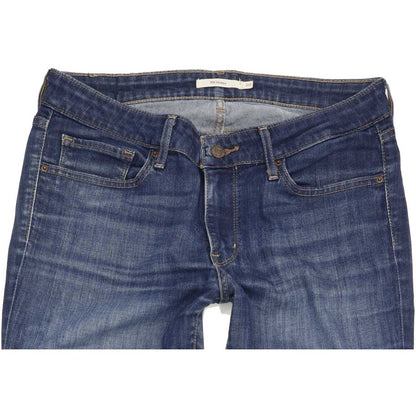 Levi's 711 Women Blue Skinny Regular Stretch Jeans W30 L30