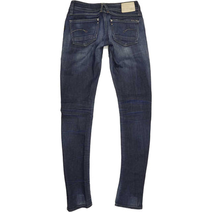 G-Star Lynn Women Blue Skinny Slim Stretch Jeans W28 L35