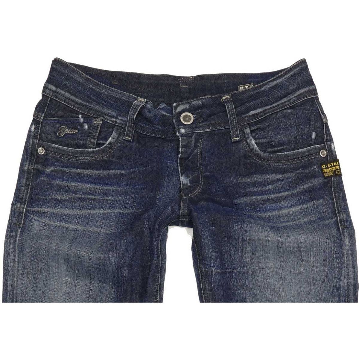 G-Star Lynn Women Blue Skinny Slim Stretch Jeans W28 L35