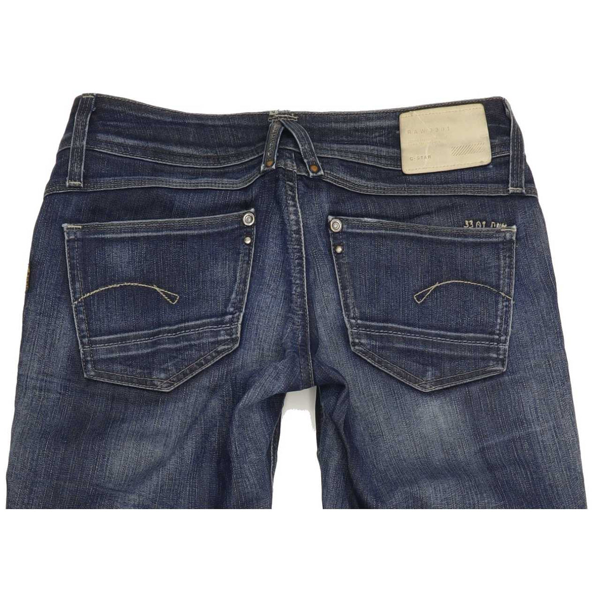 G-Star Lynn Women Blue Skinny Slim Stretch Jeans W28 L35