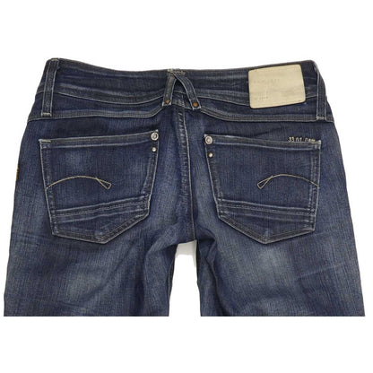 G-Star Lynn Women Blue Skinny Slim Stretch Jeans W28 L35