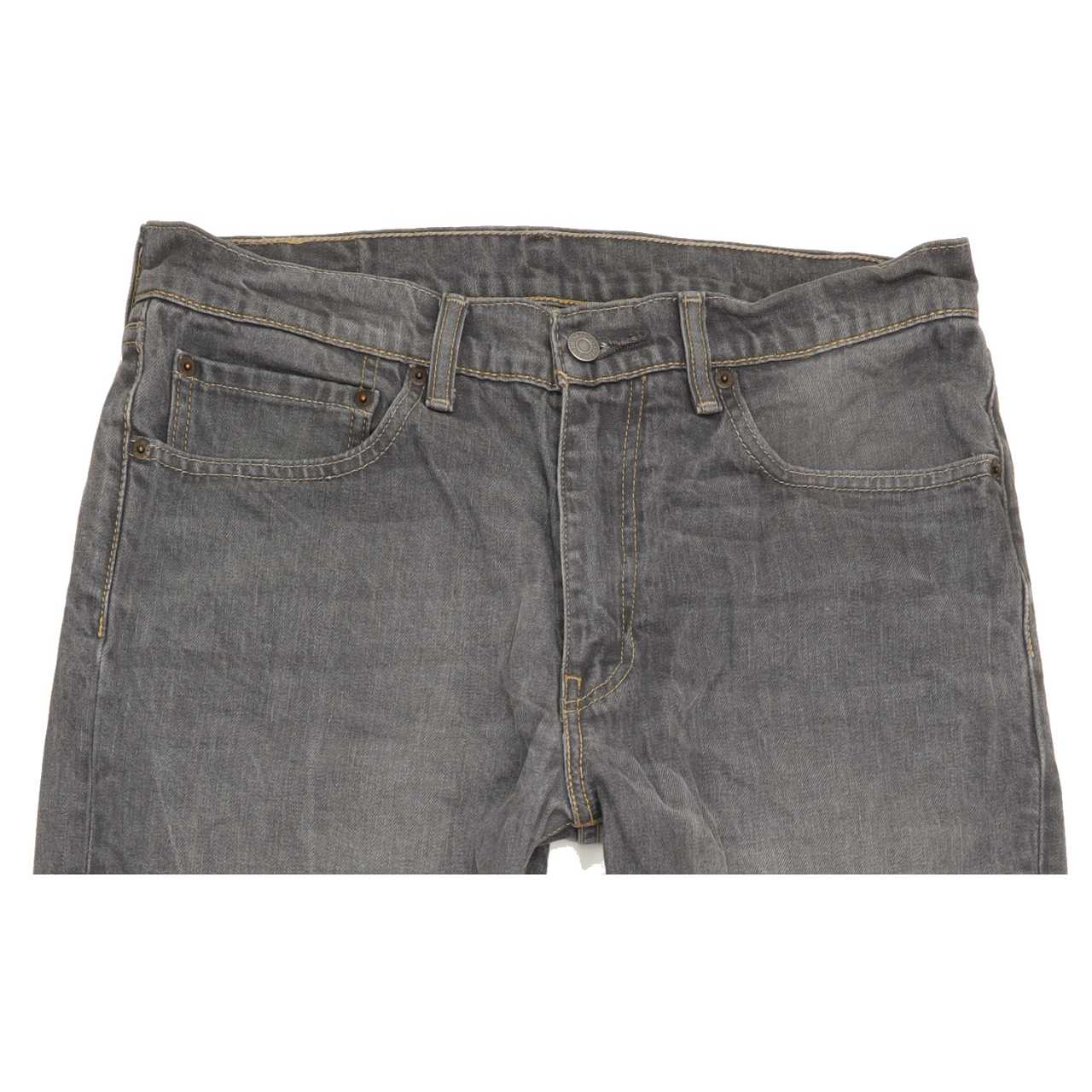 Levi's 751 Men Grey Straight Regular Stretch Jeans W34 L29