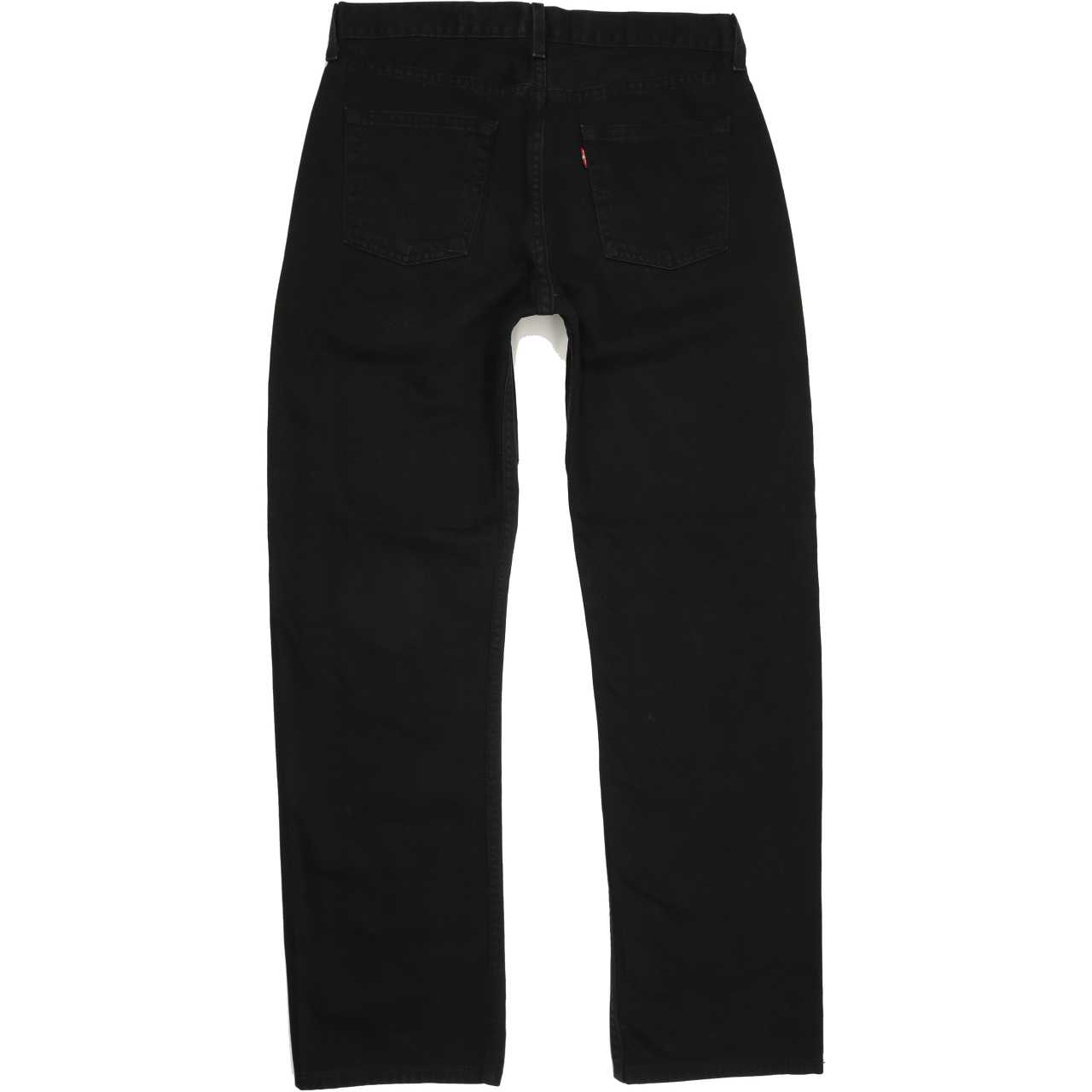 Levi's 751 Men Black Straight Regular Jeans W34 L32