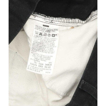 Levi's 751 Men Black Straight Regular Jeans W34 L32