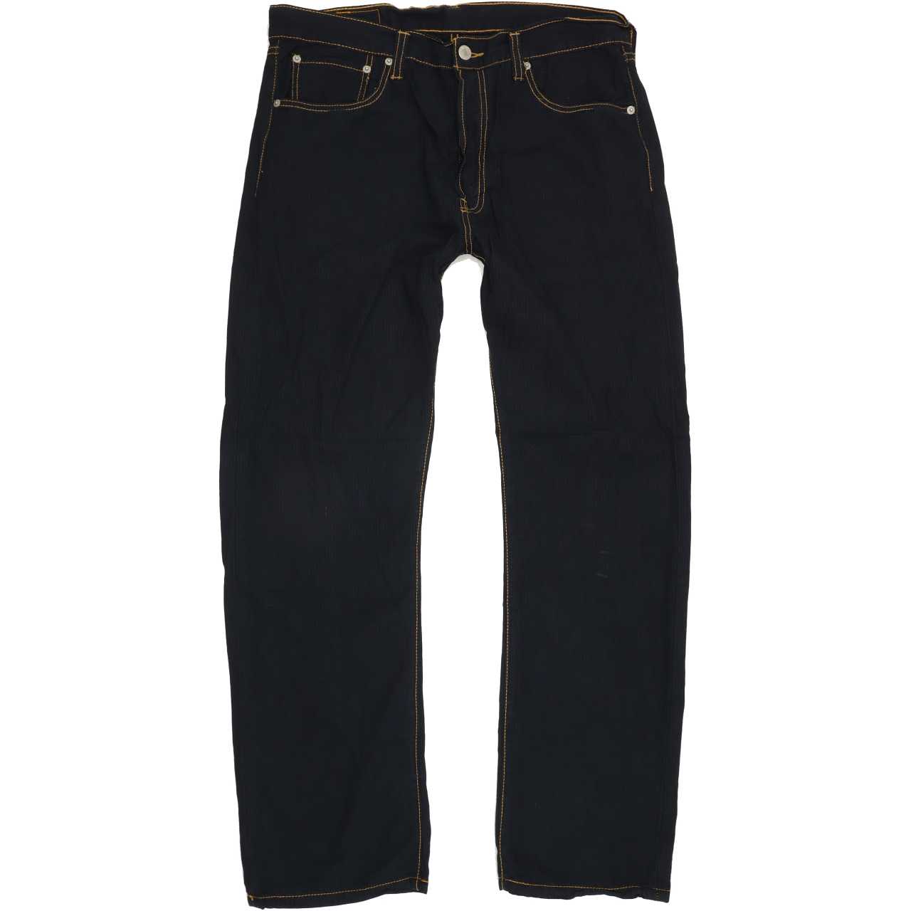 Levi's 501 Men Navy Straight Regular Trousers W34 L30