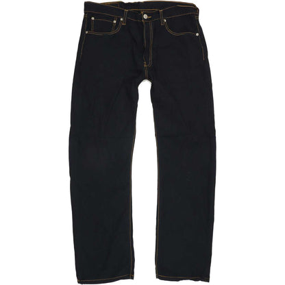 Levi's 501 Men Navy Straight Regular Trousers W34 L30