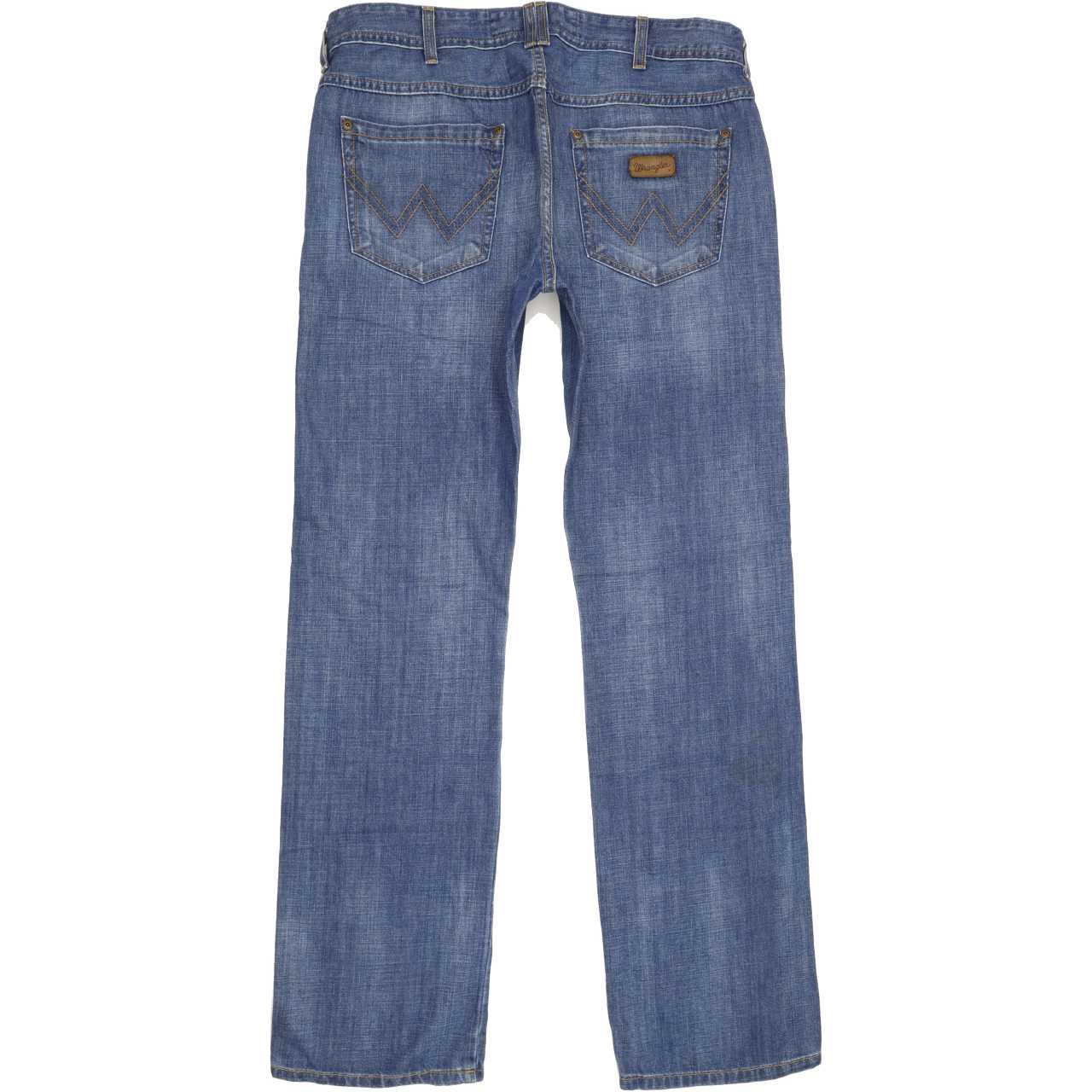 Wrangler Clyde Men Blue Straight Regular Jeans W34 L33
