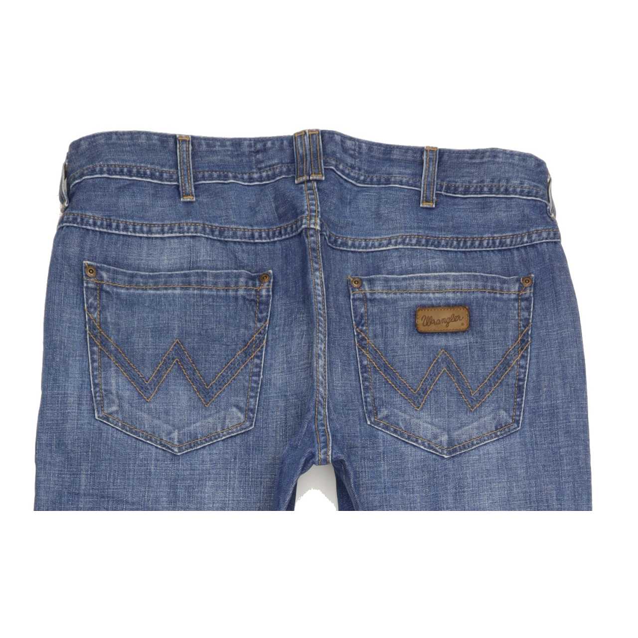 Wrangler Clyde Men Blue Straight Regular Jeans W34 L33
