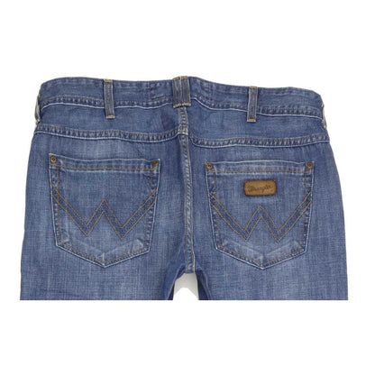 Wrangler Clyde Men Blue Straight Regular Jeans W34 L33