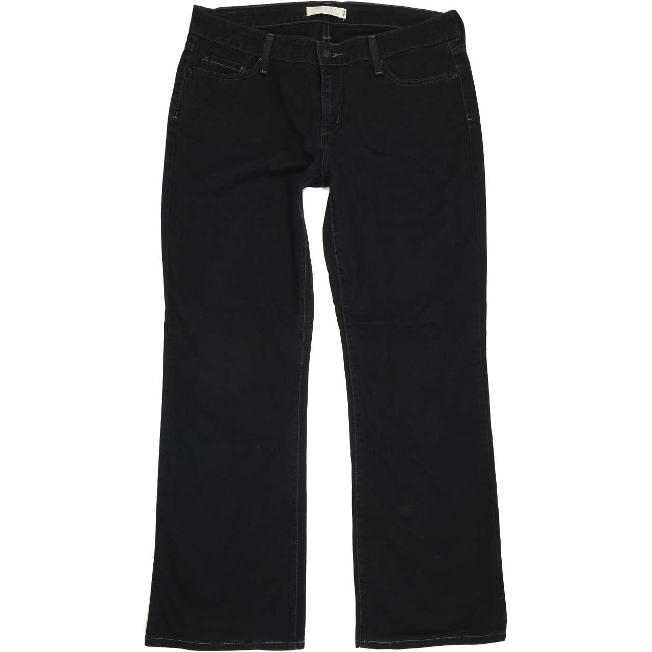 Levi's 545 Women Black Bootcut Slim Stretch Jeans W35 L31