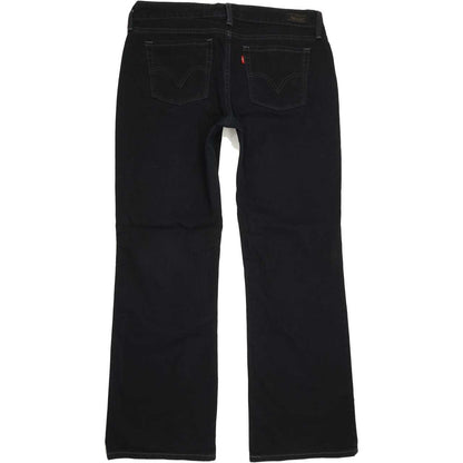Levi's 545 Women Black Bootcut Slim Stretch Jeans W35 L31