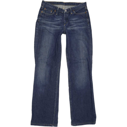 G-Star Women Blue Straight Slim Jeans W29 L30