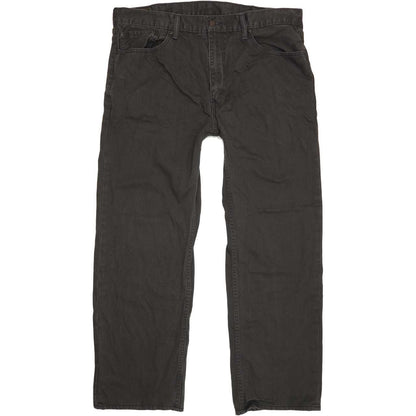 Levi's 505 Men Charcoal Straight Regular Jeans W40 L28