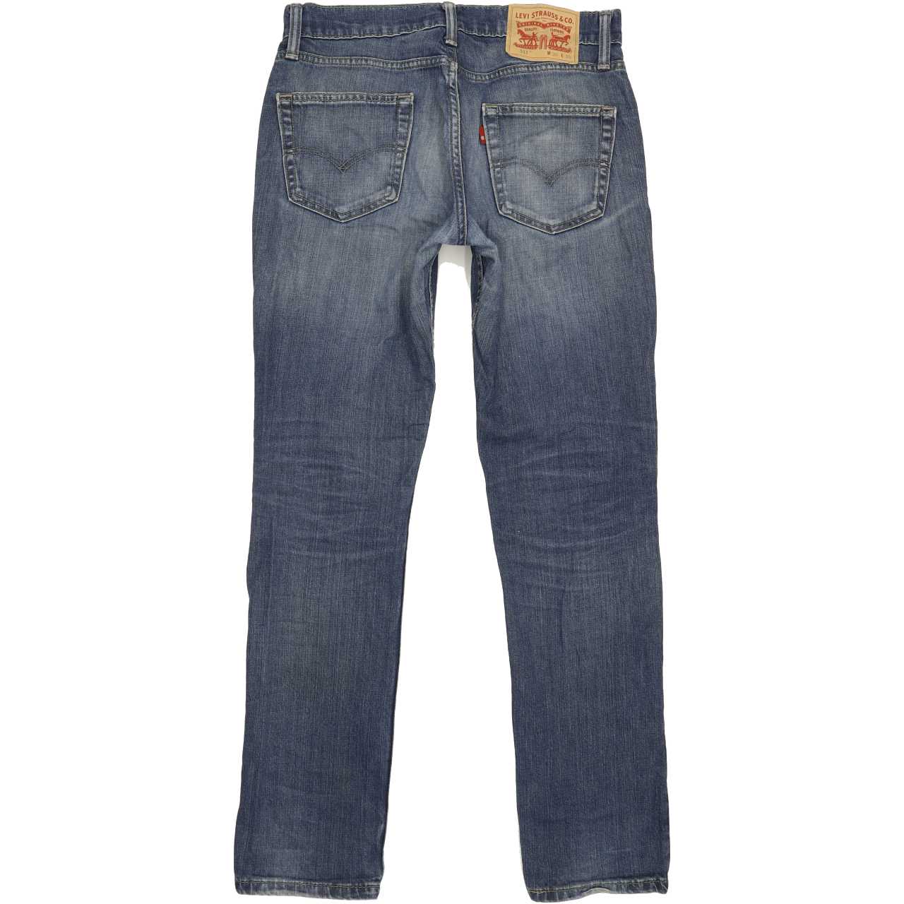 Levi's 511 Men Blue Straight Slim Stretch Jeans W30 L30